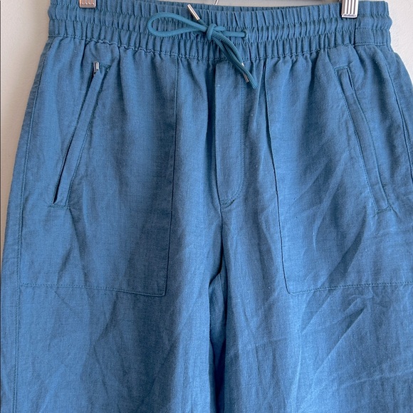 Athleta Retreat Linen High Rise Wide Leg Pants - Picture 4 of 6